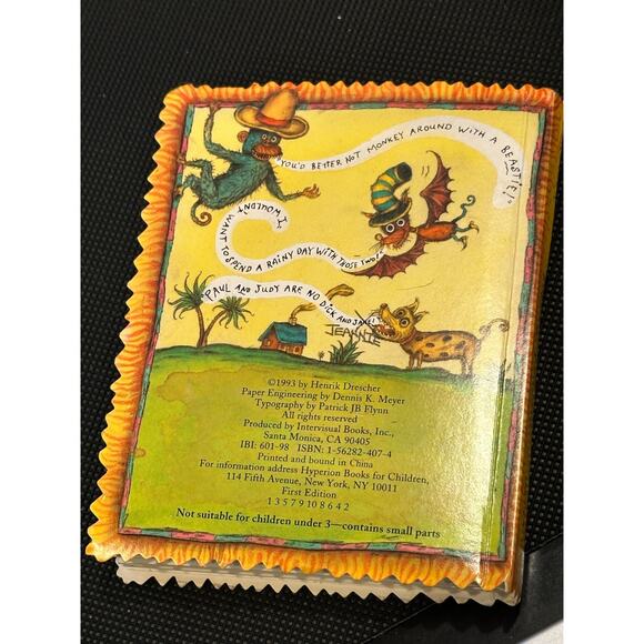 Pat the Beastie: A Pull-And-Poke - Paperback, by Drescher Henrik - Picture 5 of 5